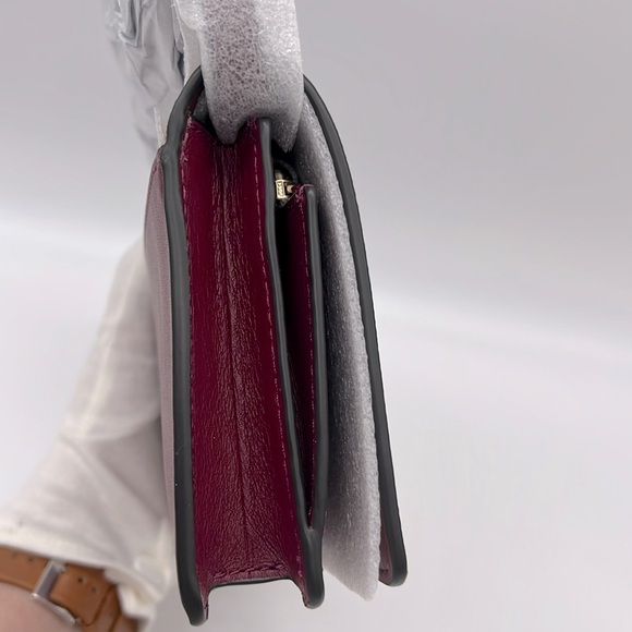 Coach Anna Foldover Clutch Crossbody Signature Canvas Horse And Carriage Print - Picture 4 of 16